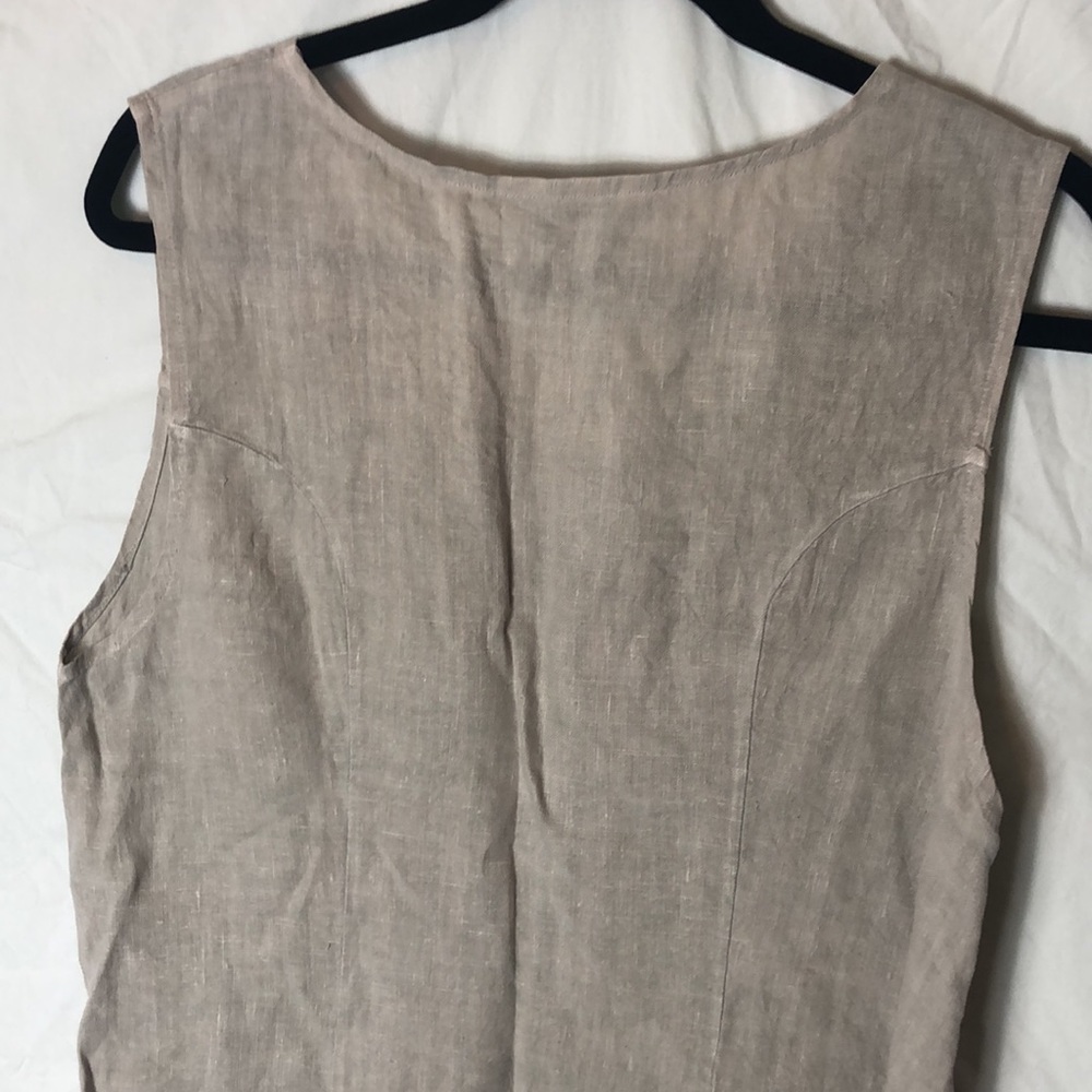 Aly Wear 100% Linen Dress (C) - Picture 5 of 9